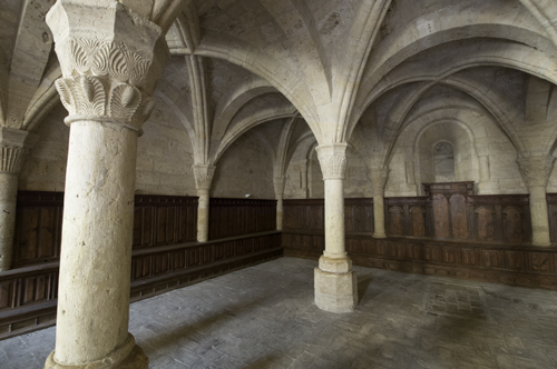 Sala capitular del monasterio de Fitero vista interior